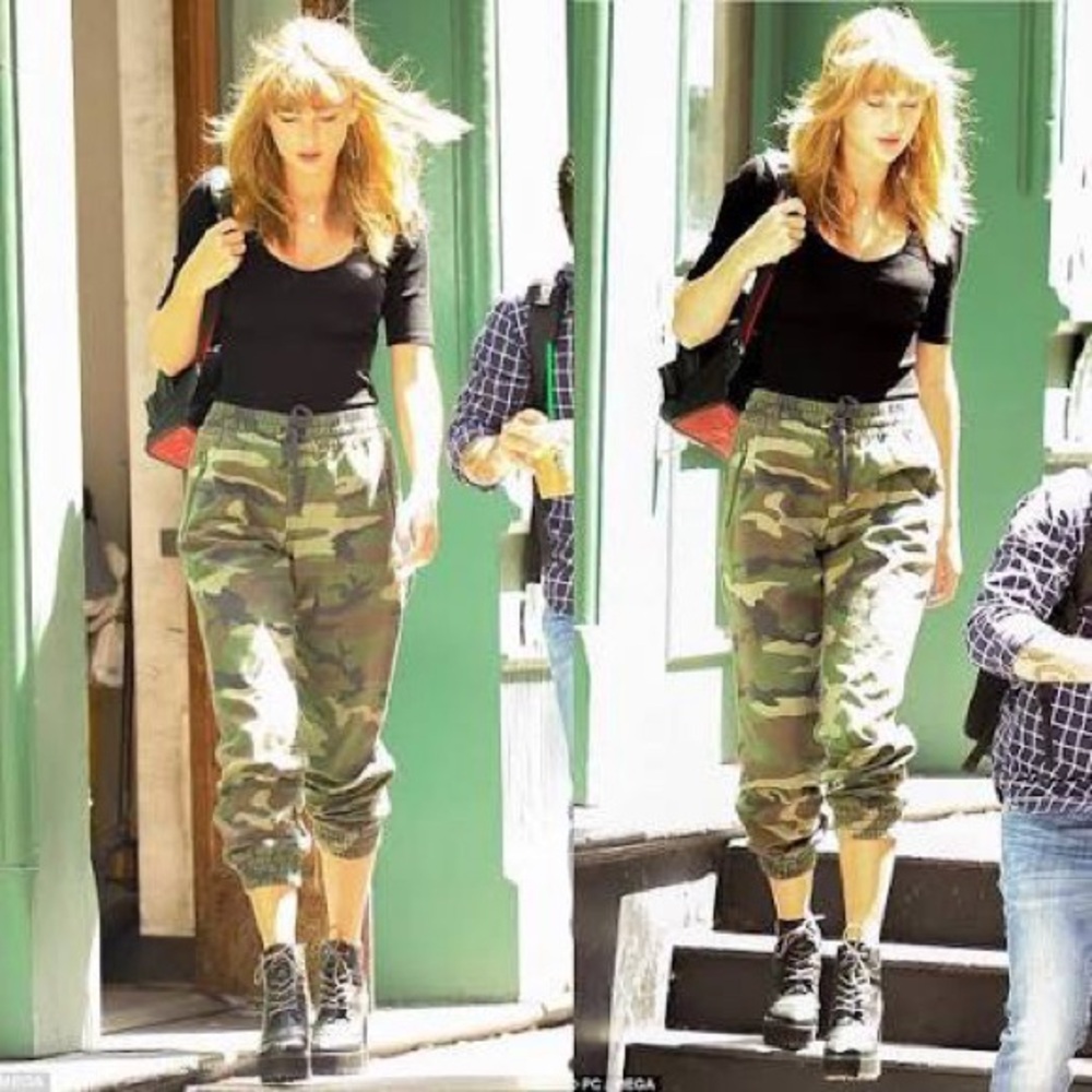 Aritzia TNA Camo Pants ASO Taylor Swift